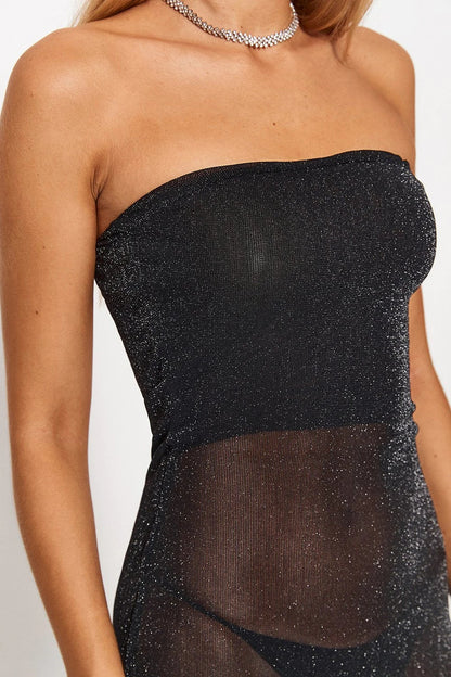 Mesh Tube Top Dress