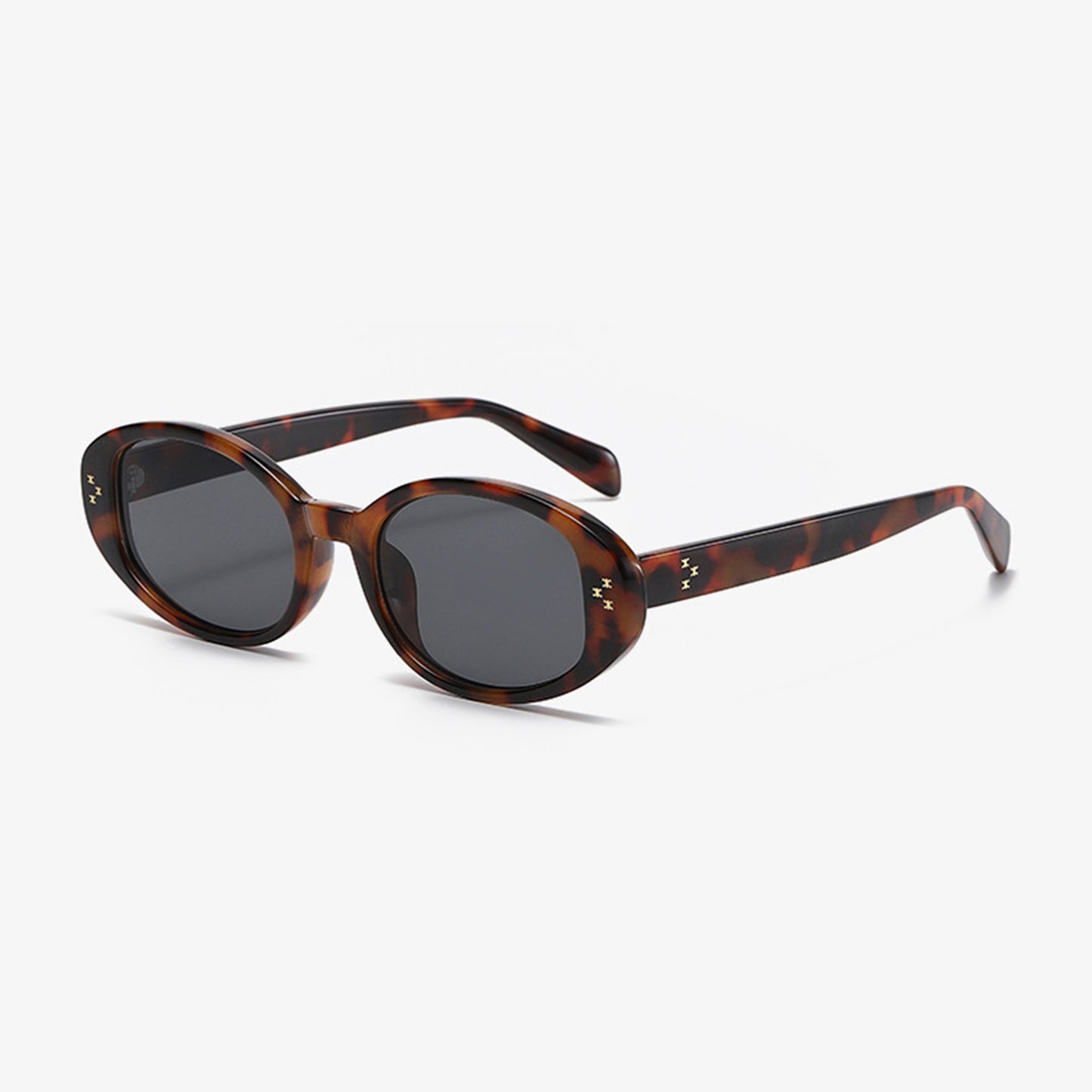 Famous Oval Frame Sunglasses