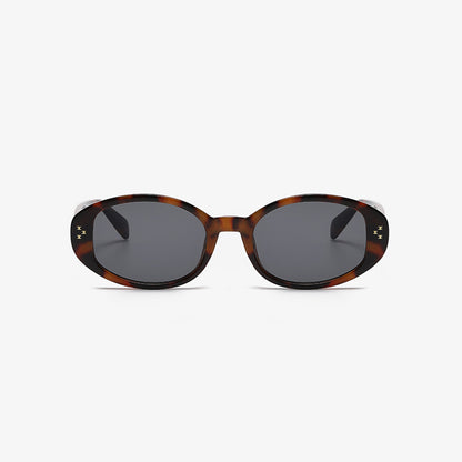 Famous Oval Frame Sunglasses